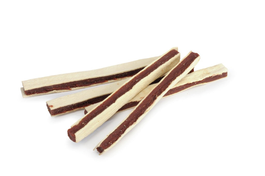 Stick masticabili sandwich Camon con cavallo e merluzzo, snack complementare per cani adulti Stick masticabili sandwich Camon con cavallo e merluzzo, snack complementare per cani adulti